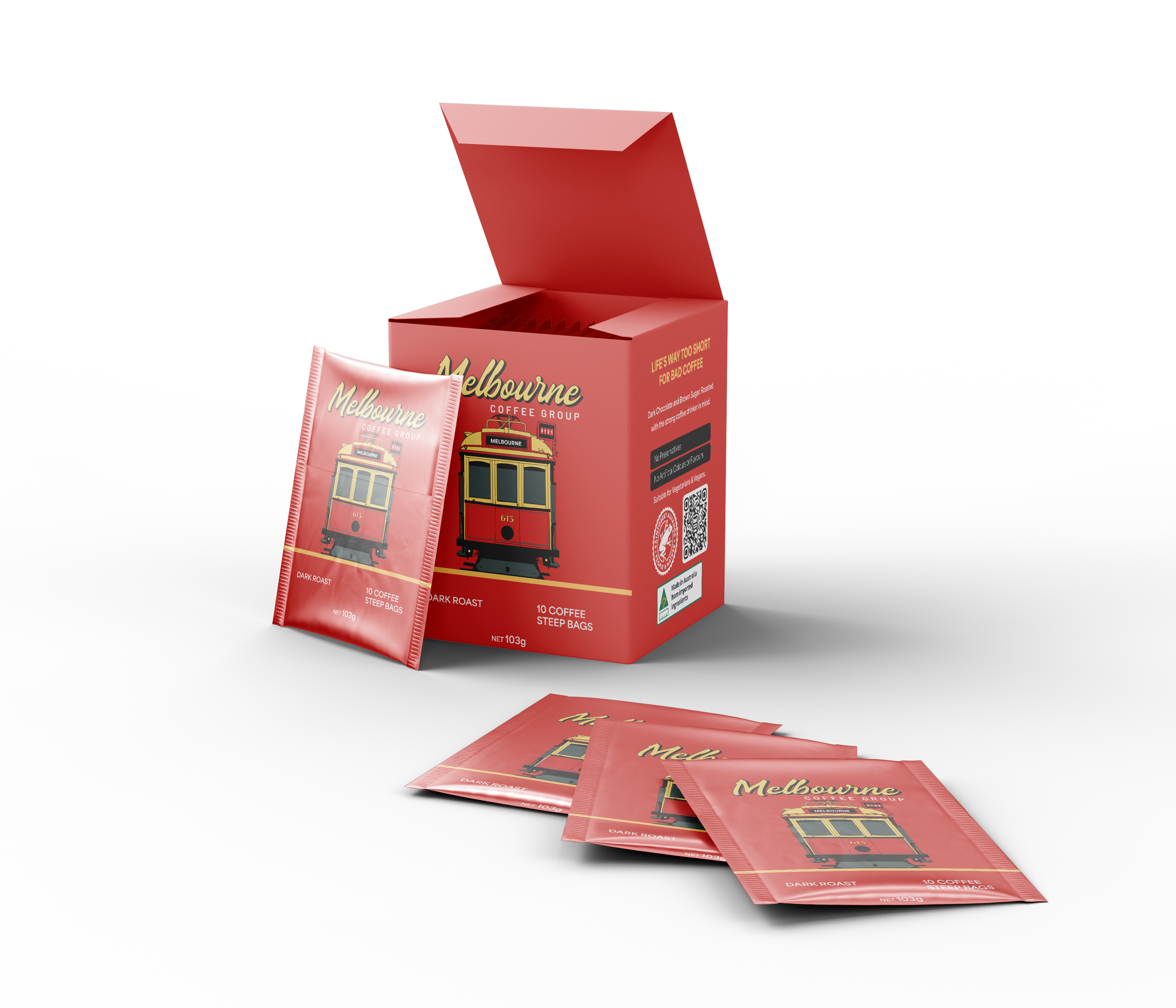 Melbourne Coffee Group – Steep Bags Coffee (Single Serve)